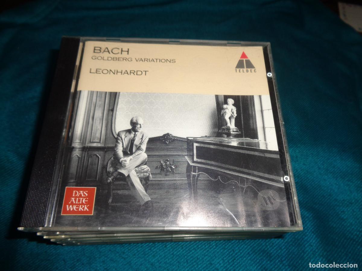 Music CDs: J.S. BACH. GOLDBERG VARIATIONS. GUSTAV LEONHARDT. CD.(#)