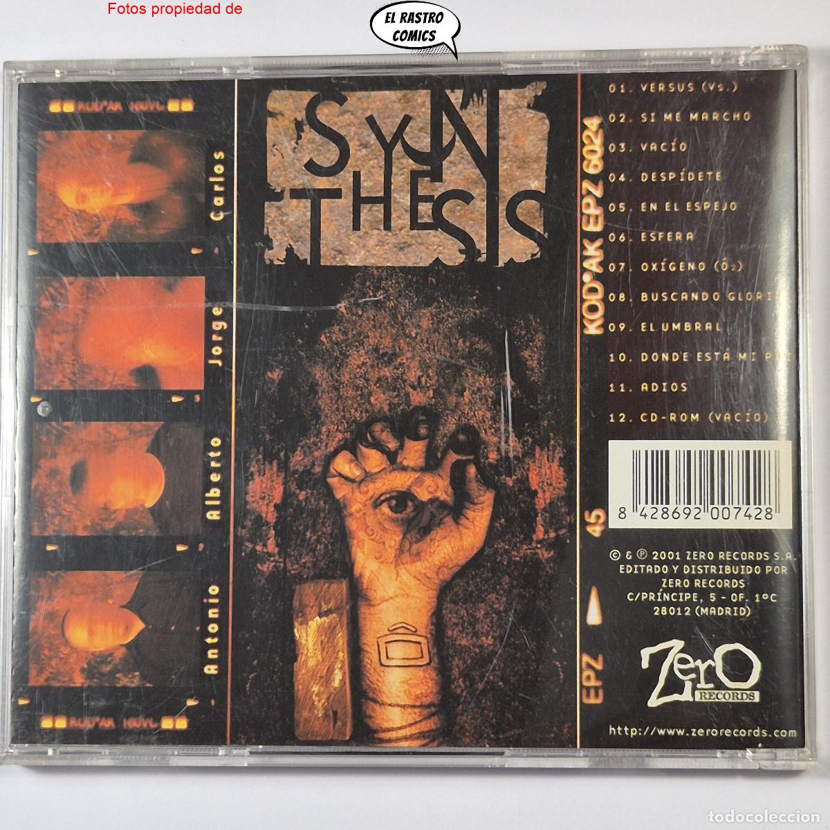 CDs de m&uacute;sica: Sober, Synthesis, CD Enhanced, Zero 2001, Alternative - Foto 2