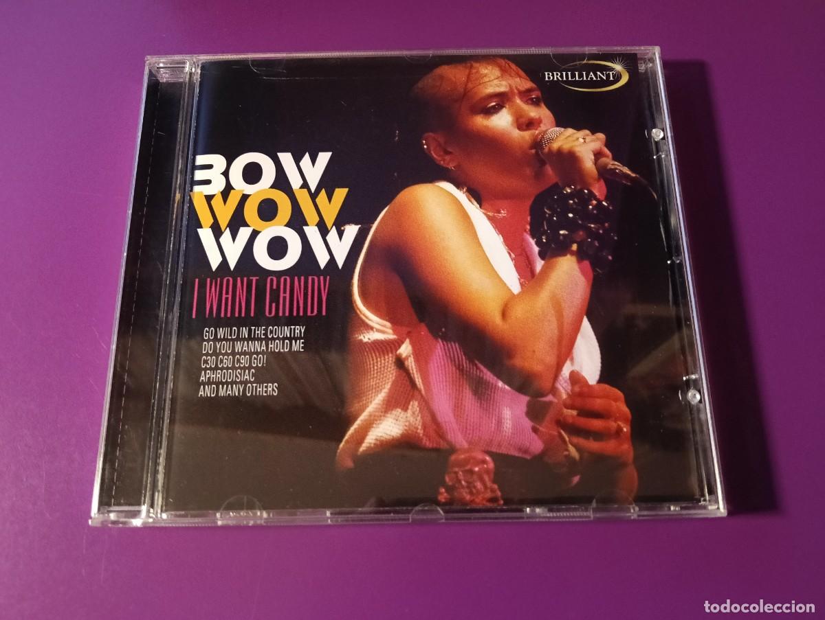 CDs de m&uacute;sica: CD Bow Wow Wow - I Want Candy (disco en directo, Malcolm Mclaren, Sex Pistols, Adam and the Ants)