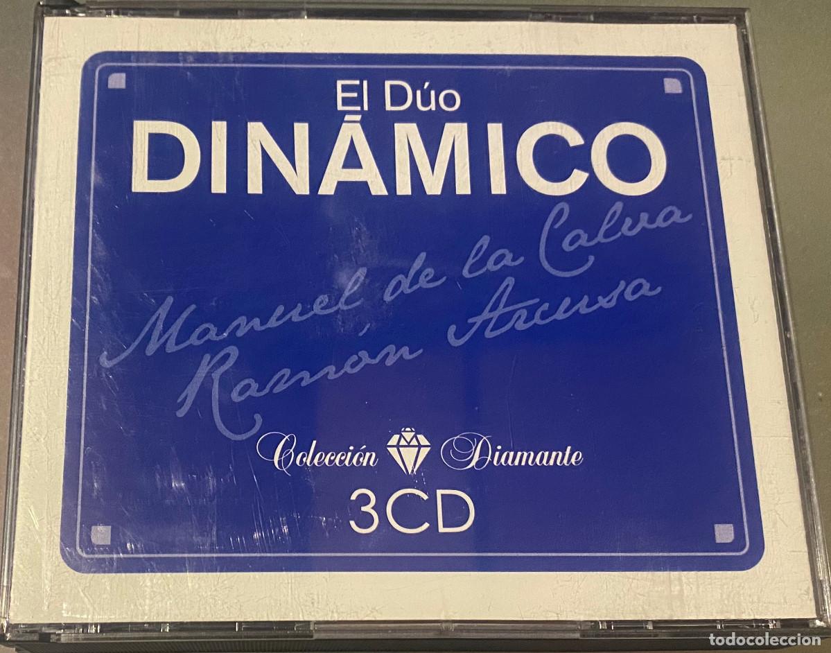 CD di Musica: 'Colecci&oacute;n Diamante', de El Duo Din&aacute;mico. &Eacute;xitos. Caja ancha con 3 CDs. 48 temas. 2007. Buen estado.