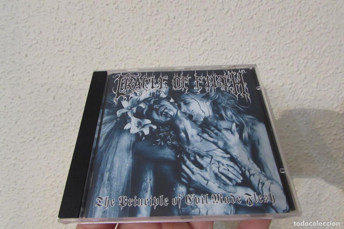 CD di Musica: Cradle Of Filth &lrm;&ndash; The Principle Of Evil Made Flesh CD 1994 MADE IN ENGLAND