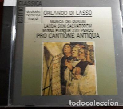 CD de M&uacute;sica: Musica Dei Donum / Lauda Sion Salvatorem / Missa Puisque J'ay Perdu- 0035627708329