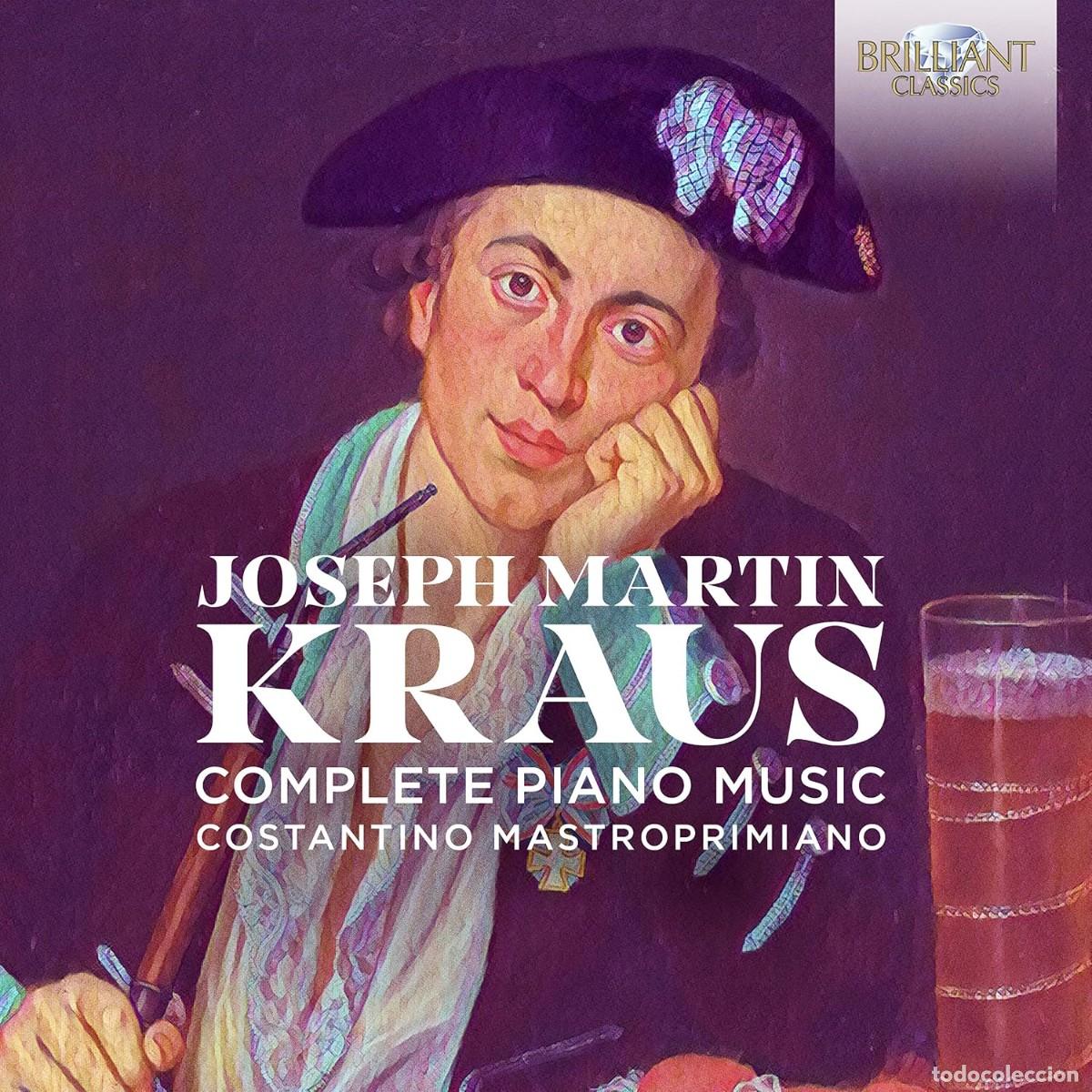 CD de M&uacute;sica: Joseph Martin Kraus - Complete Piano Music (Brilliant Classics, 2021) - Nuevo y precintado