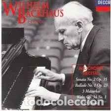Musik-CDs: Fr&eacute;d&eacute;ric Chopin, Wilhelm Backhaus - All-Chopin Recital (CD, Comp, RE, RM) Label:Decca, Ermitage Cat#