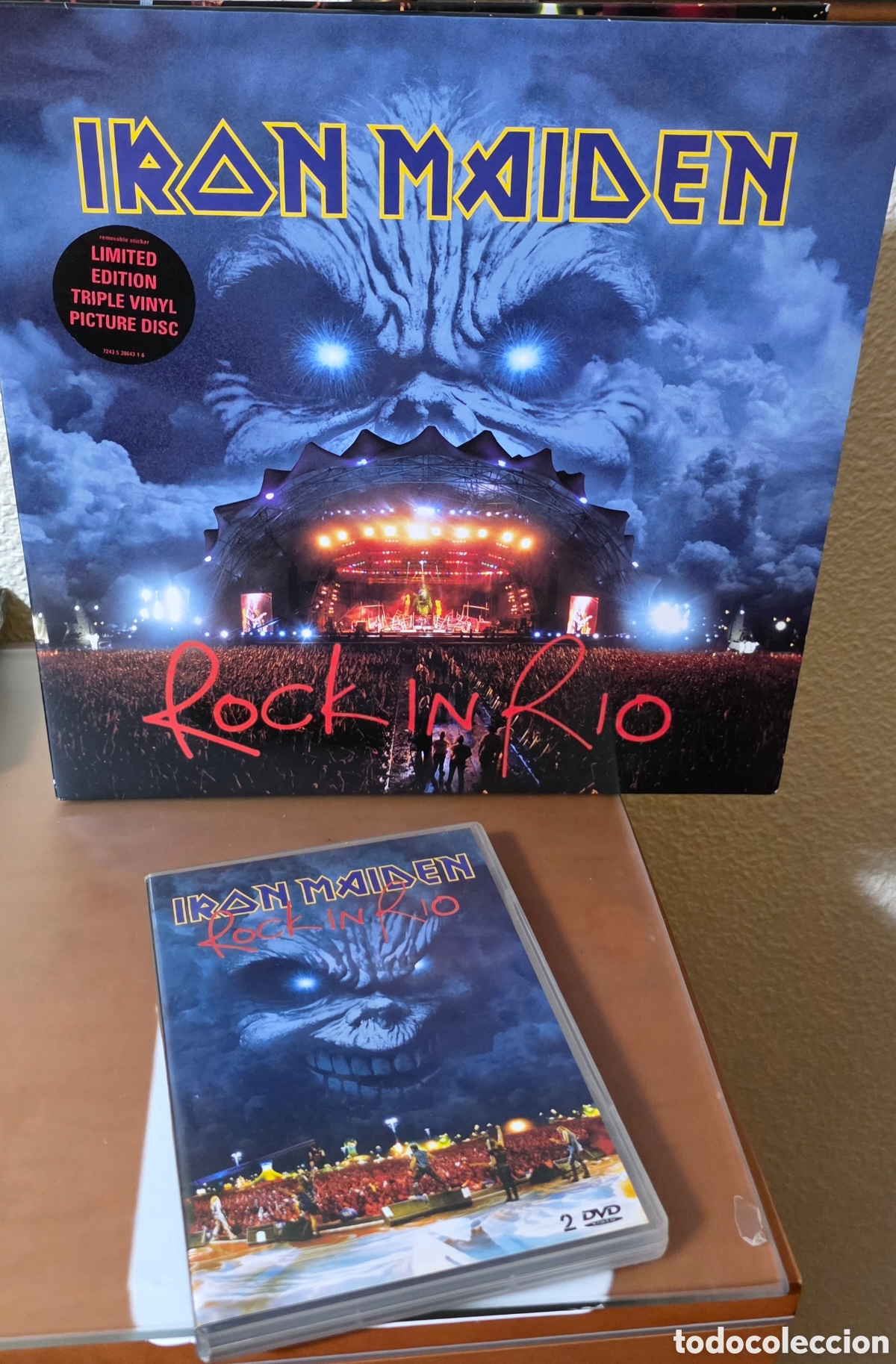 CD di Musica: Iron Maiden &ndash; Rock in Rio | Triple Picture Disc + DVD doble