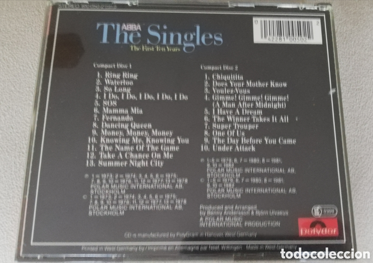 CDs de m&uacute;sica: ABBA The Singles 2 x CD - Foto 4