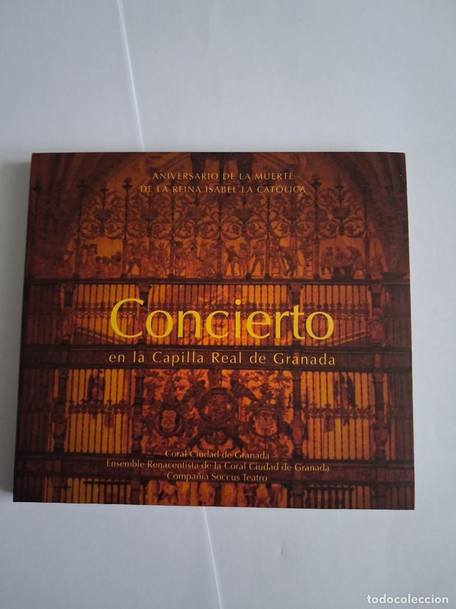 Musik-CDs: CONCIERTO EN LA CAPILLA REAL GRANADA ANIVERSARIO MUERTE ISABEL LA CATOLICA ENSEMBLE RENACENTISTA CD