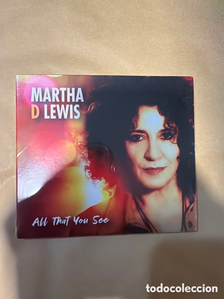 CDs de m&uacute;sica: Martha D. Lewis - All That You See (2022) CD NUEVO PRECINTADO (Jazz / Blues / Soul