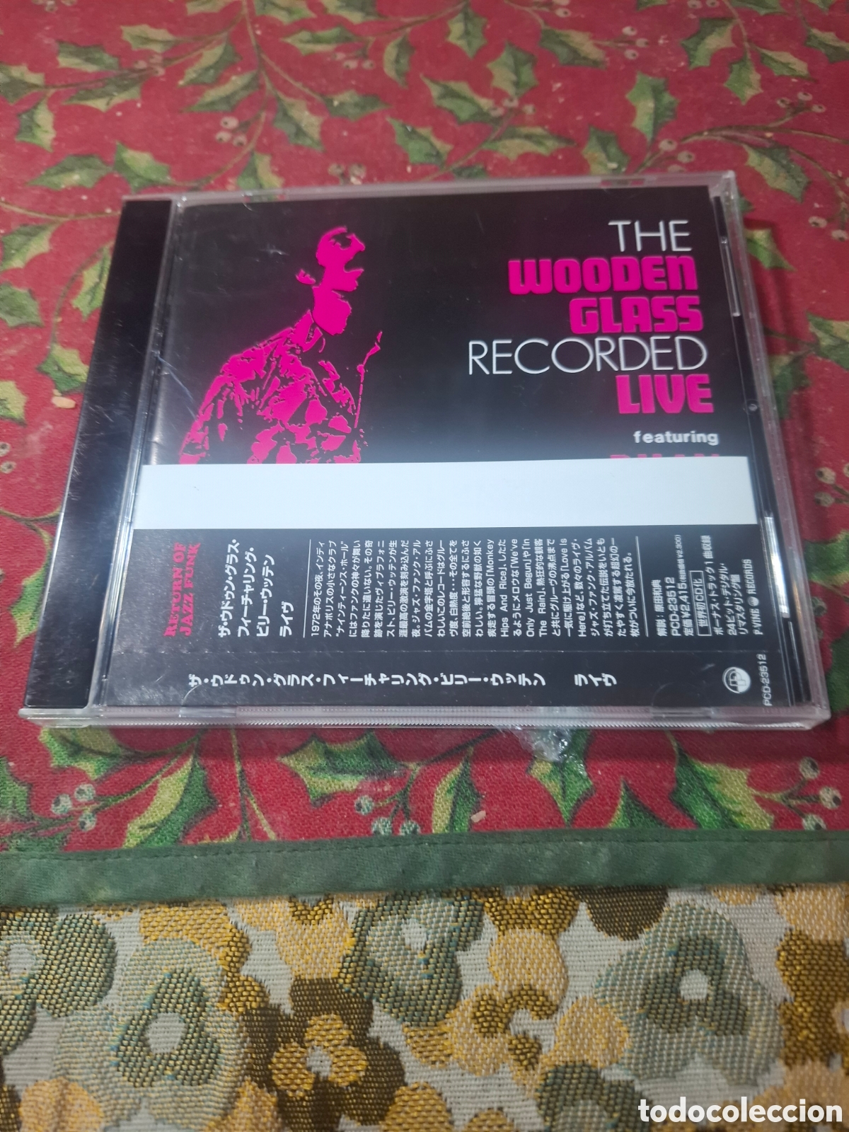 CDs de m&uacute;sica: Billy Wooden The Wooden Glass Live ed japonesa con obi