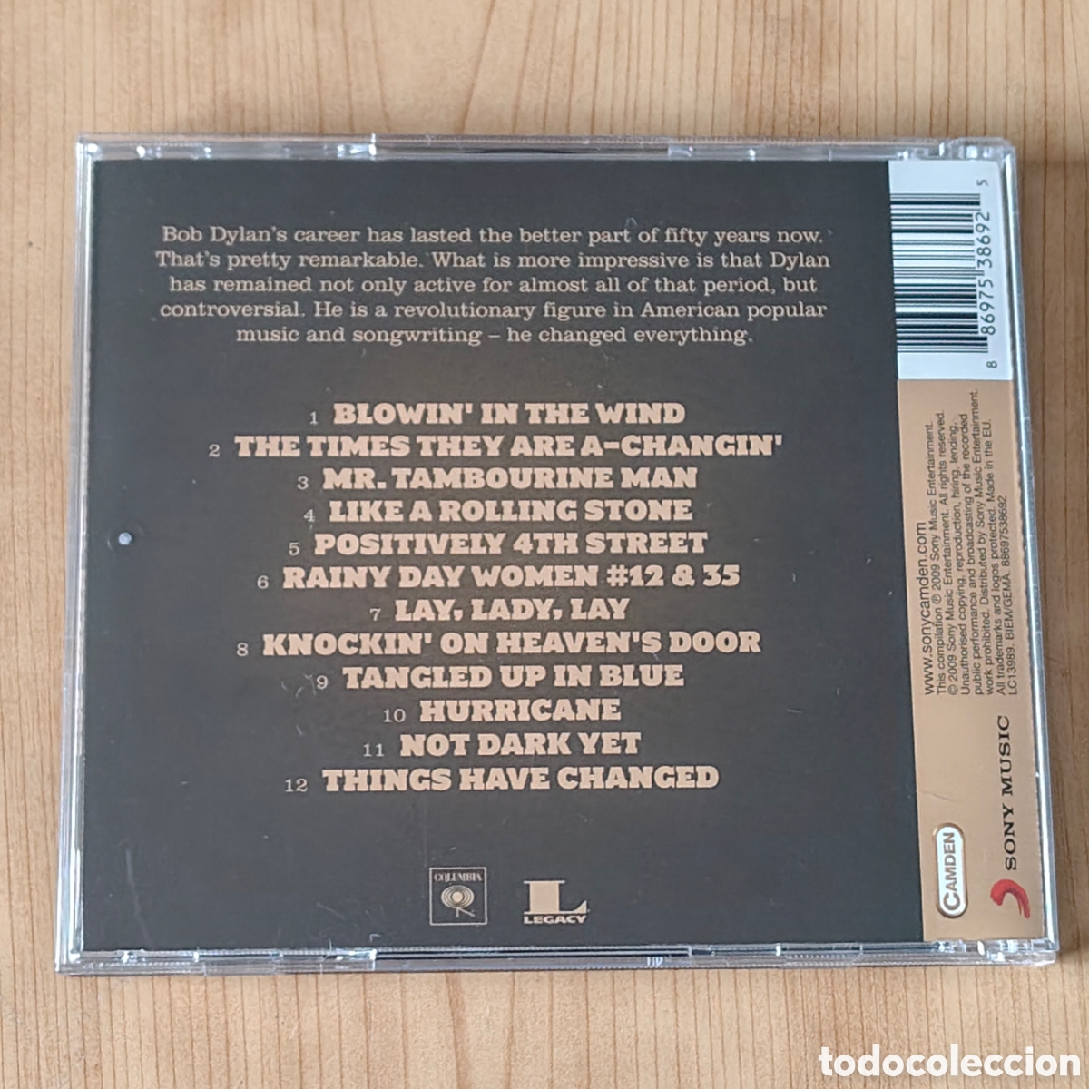 CDs de m&uacute;sica: CD Bob Dylan - The Collection (2009) - Foto 2
