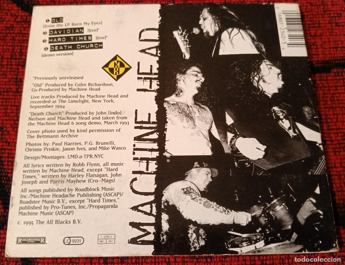 CDs de m&uacute;sica: MACHINE HEAD ** Old ** CD SINGLE 1995 - Foto 2