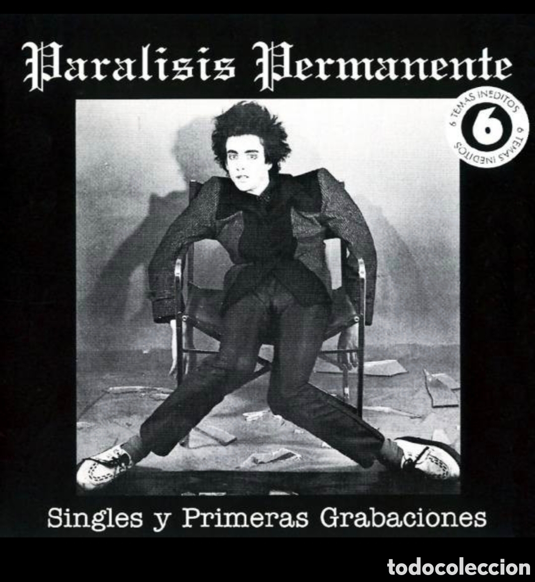 CDs de m&uacute;sica: CD PARALISIS PERMANENTE. Singles y primeras grabaciones. NM/NM. Tres Cipreses 1995