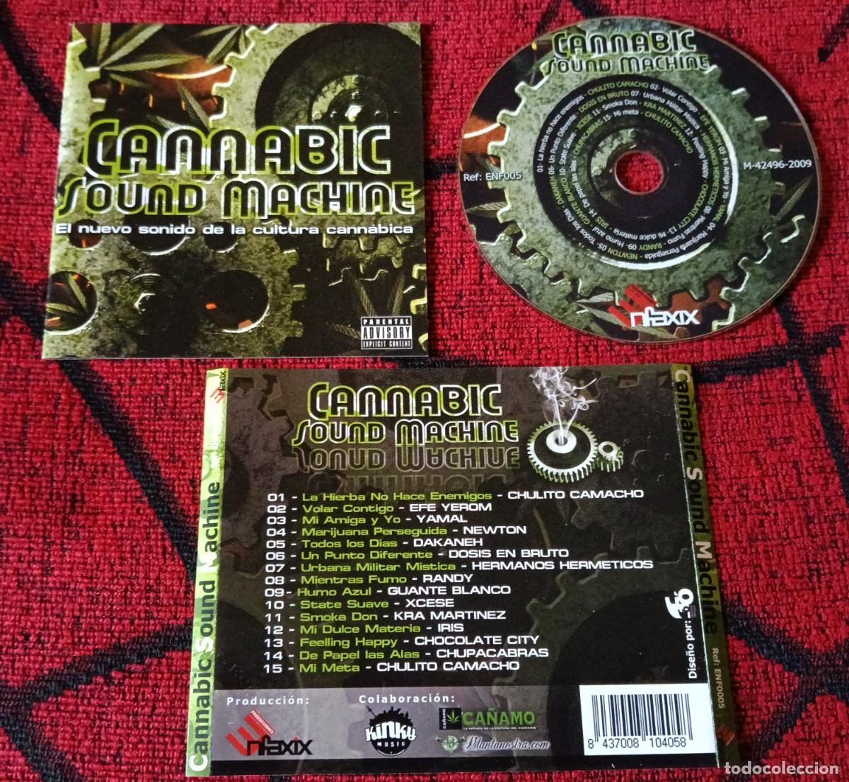 CDs de m&uacute;sica: CANNABIC SOUND MACHINE CD 2009 Chulito Camacho, Efe Yerom, Hermanos Herm&eacute;ticos