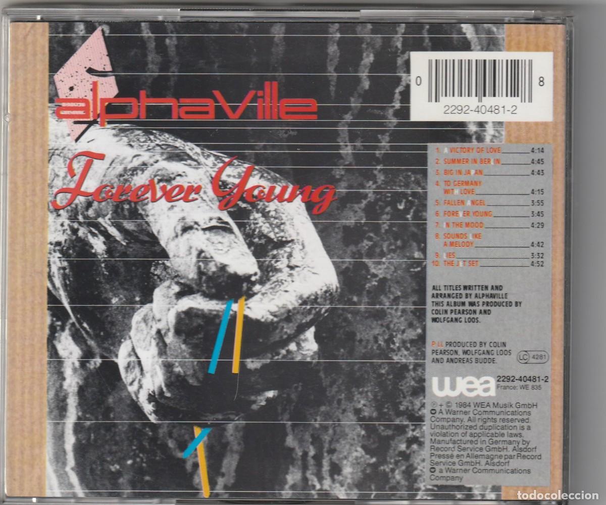 CDs de m&uacute;sica: ALPHAVILLE - FOREVER YOUNG (CD WEA 1994) - Foto 2