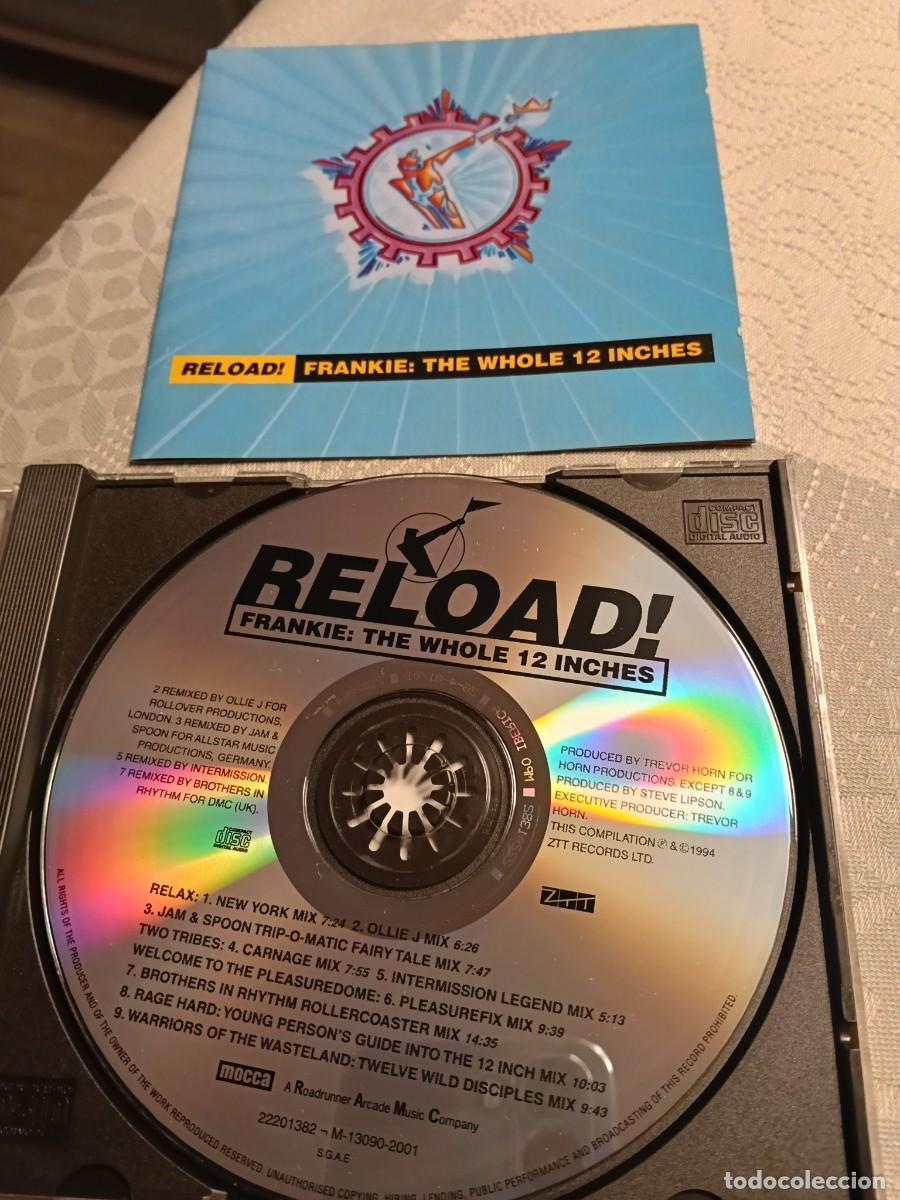 CDs de m&uacute;sica: RAR CD. FRANKIE: THE WHOLE 12 INCHES. RELOAD!. MADE IN SPAIN