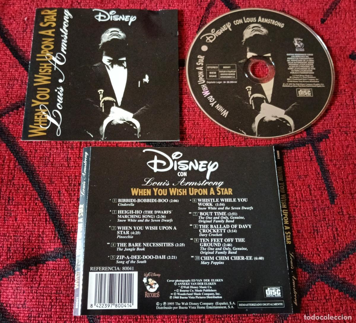 CD de M&uacute;sica: LOUIS ARMSTRONG ** When You Wish Upon A Star ** CD 1995