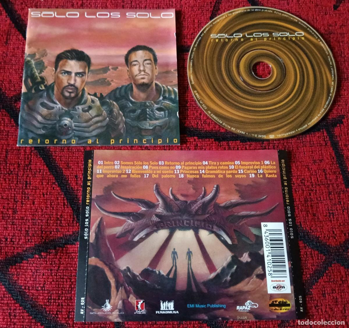CDs de m&uacute;sica: S&oacute;lo Los Solo ** Retorno Al Principio ** CD 1998