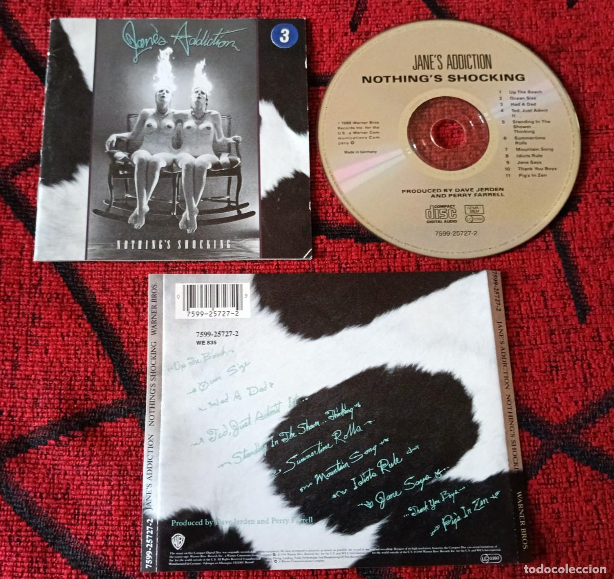 CDs de m&uacute;sica: JANE'S ADDICTION ** Nothing's Shocking ** CD 1988