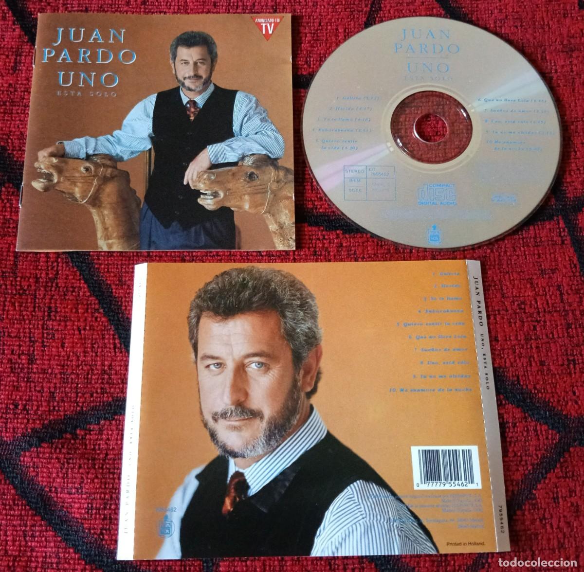 CDs de m&uacute;sica: JUAN PARDO ** Uno, Esta Solo ** CD 1990