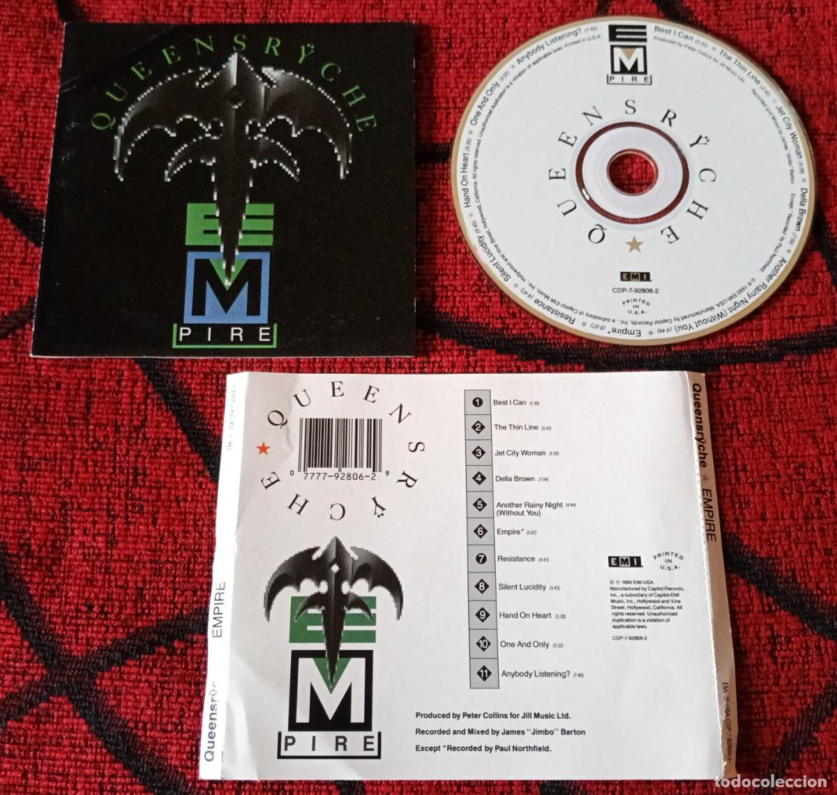 CDs de m&uacute;sica: QUEENSRYCHE ** Empire ** CD 1990 USA