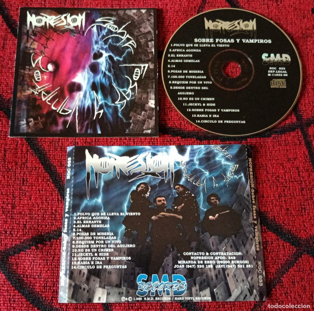 CD di Musica: Nopresion ** Sobre Fosas Y Vampiros ** CD 1995