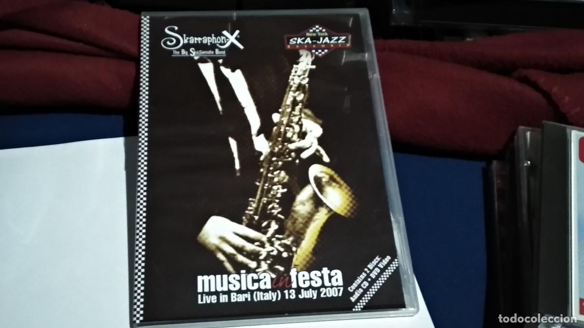 CDs de m&uacute;sica: CD+DVD M&Uacute;SICA IN FESTA LIVE IN BARI ITALY 18/7/2007 NEW YORK SKA JAZZ ENSEMBLE SKARRAPHON-X
