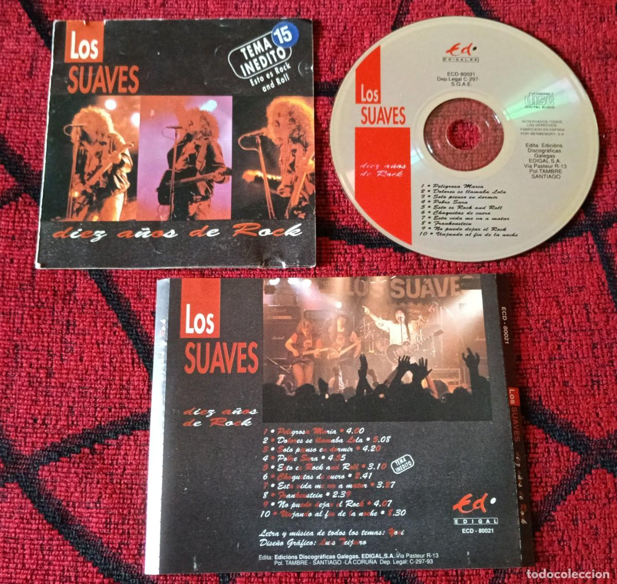CDs de m&uacute;sica: LOS SUAVES ** Diez A&ntilde;os De Rock ** CD 1993