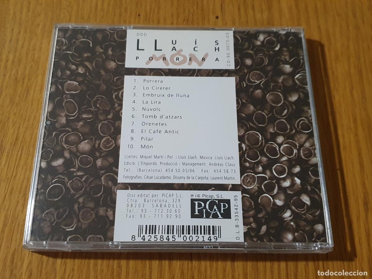 CDs de m&uacute;sica: CD. LLUIS LLACH - M&oacute;n Porrera - Foto 3