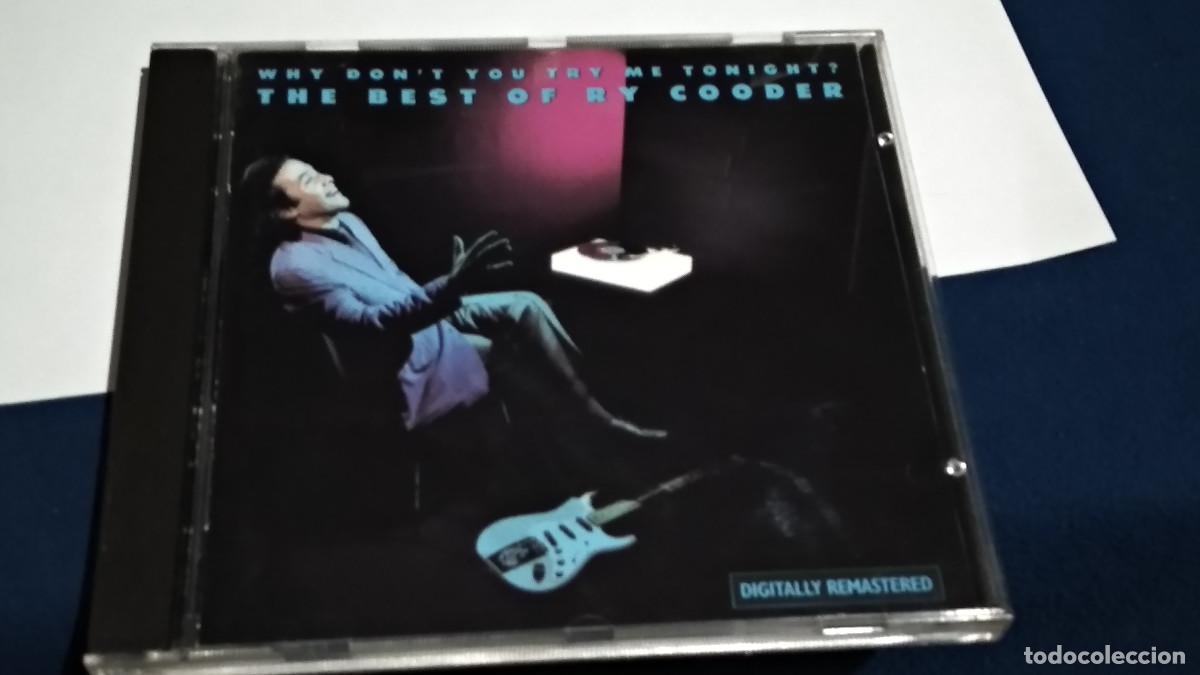CDs de m&uacute;sica: THE BEST OF RY COODER. WHY DON'T YOU TRY ME TONIGHT? - CD 1986 WEA WARNER COUNTRY ROCK