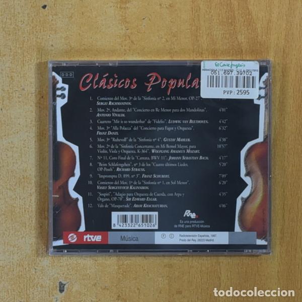 CDs de m&uacute;sica: VARIOS - CLASICOS POPULARES 2 - CD - Foto 2