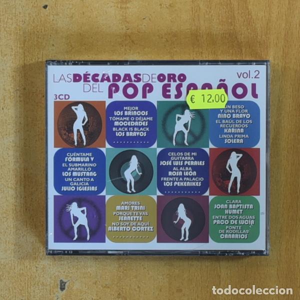 CDs de m&uacute;sica: VARIOS - LAS DECADAS DE ORO DEL POP ESPANOL VOL2 - 3 CD