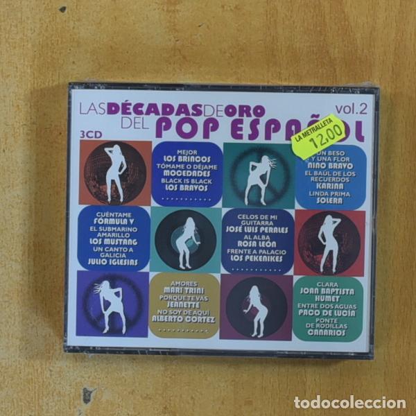 CDs de m&uacute;sica: VARIOS - LAS DECADAS DE ORO DEL POP ESPANOL VOL 2 - 3 CD