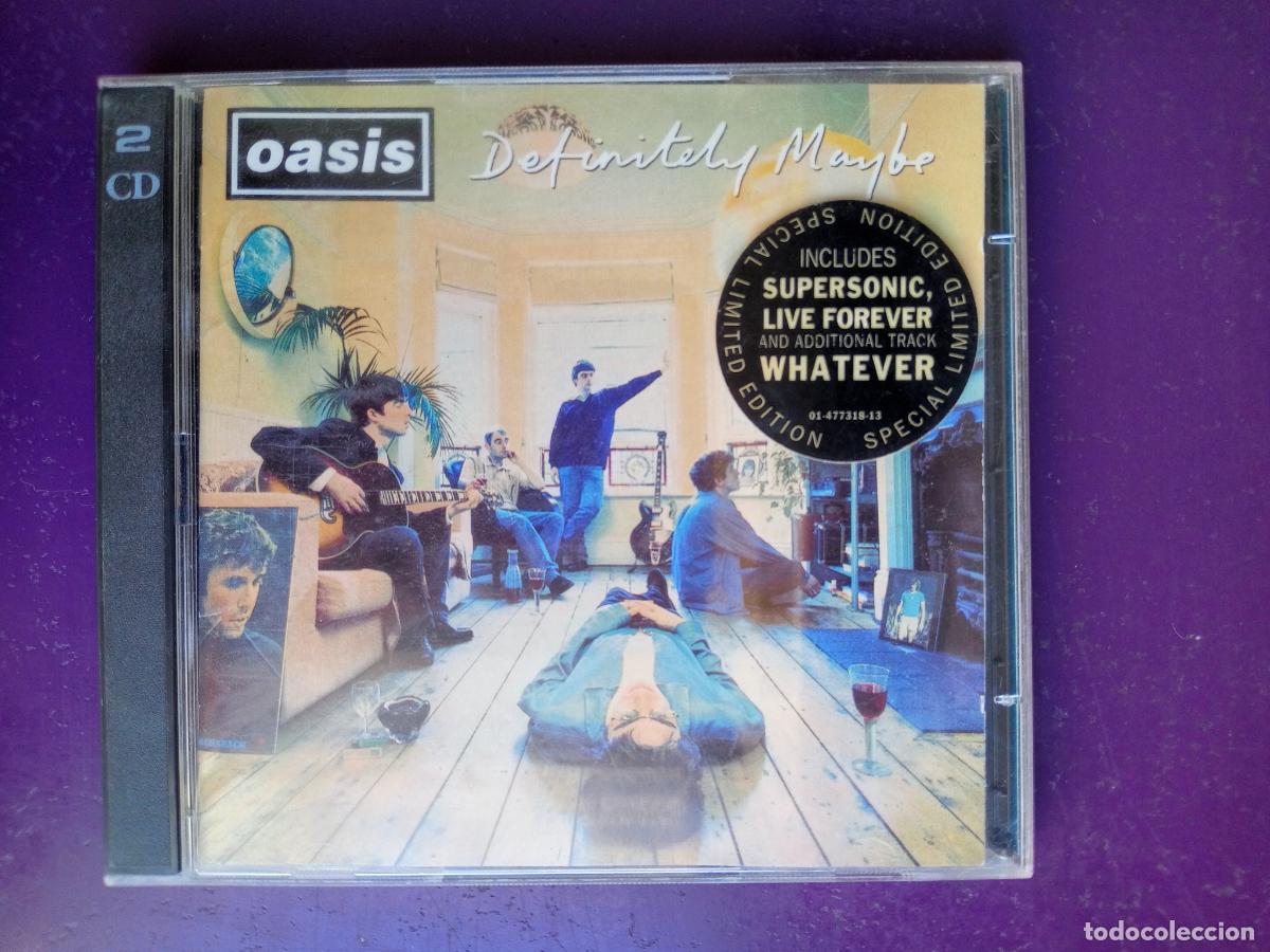 CDs de m&uacute;sica: Oasis &ndash; Definitely Maybe CD + CD Sg HELTER SKELTER 1994 - LEVES SE&Ntilde;ALES DE USO, SIN PROBLEMA
