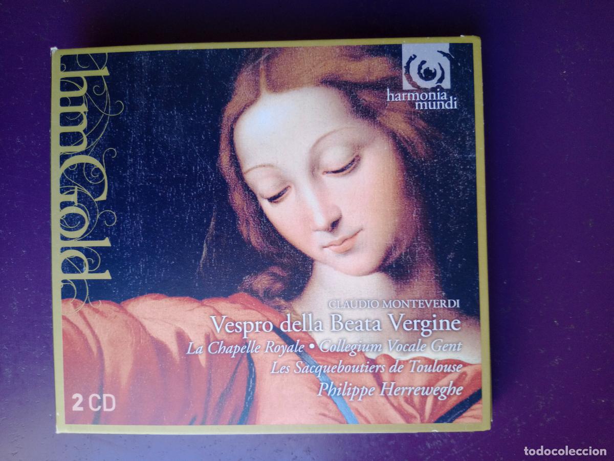 CDs de m&uacute;sica: Claudio Monteverdi - Vespro della Beata Vergine - DOBLE CD HM 2010 - La Chapelle Royale, Herreweghe