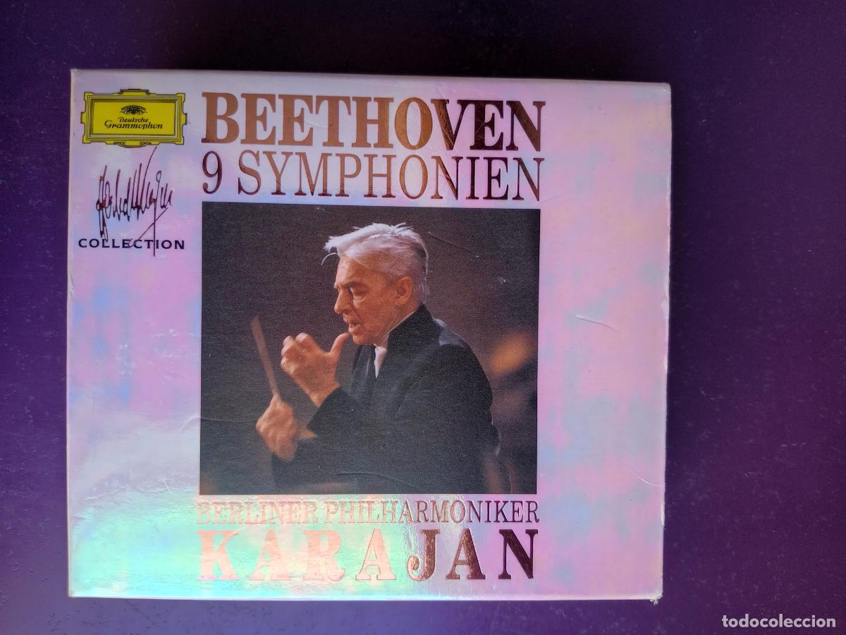 CDs de m&uacute;sica: Beethoven - FILARMONICA Berlin, Karajan &ndash; 9 SINFONIAS - CAJA 6 CD DEUTSCHE - MUY POCO USO