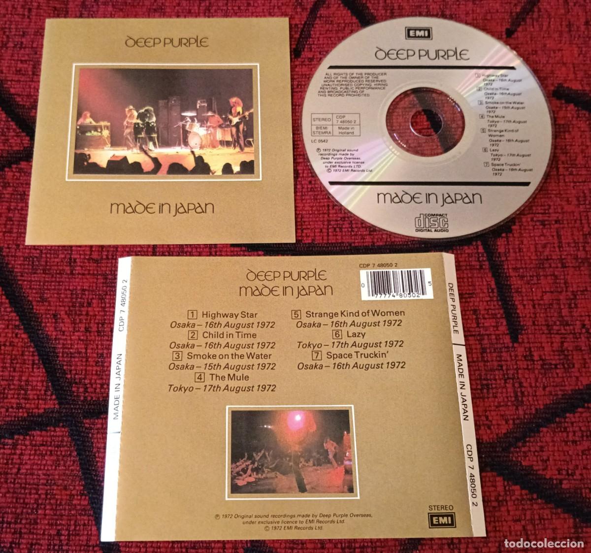 CDs de m&uacute;sica: DEEP PURPLE ** Made In Japan ** CD REEDICION HOLANDA