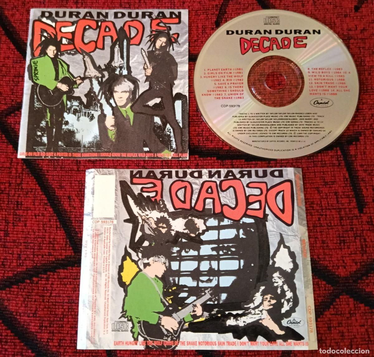 CDs de m&uacute;sica: DURAN DURAN ** Decade ** CD 1989 USA