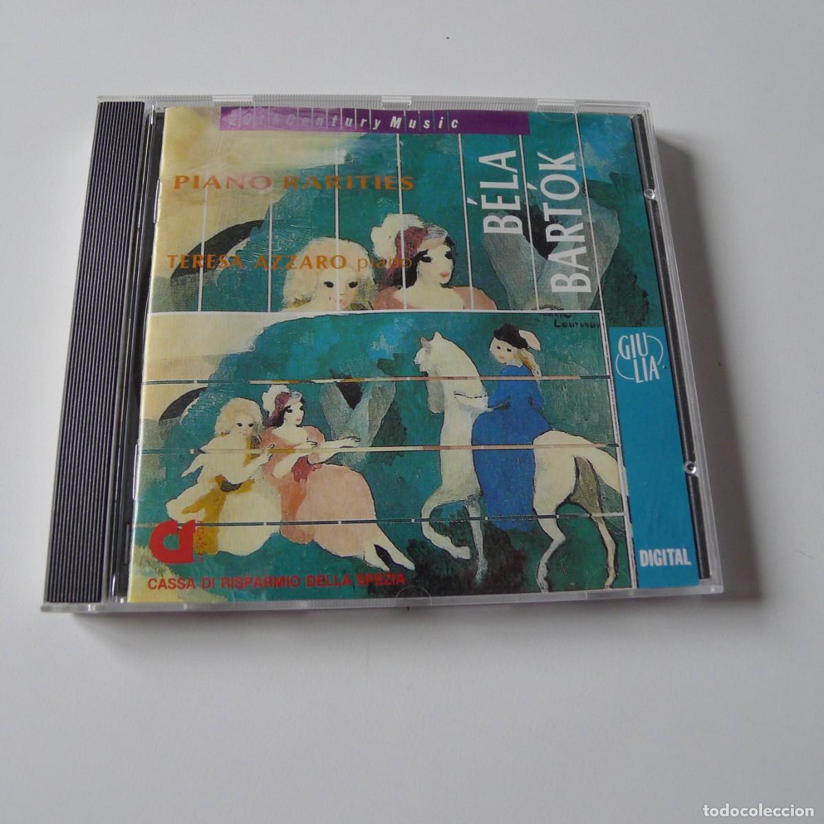 CDs de m&uacute;sica: B&eacute;la Bart&oacute;k &ndash; Piano Sonatas Teresa Azzaro piano CD