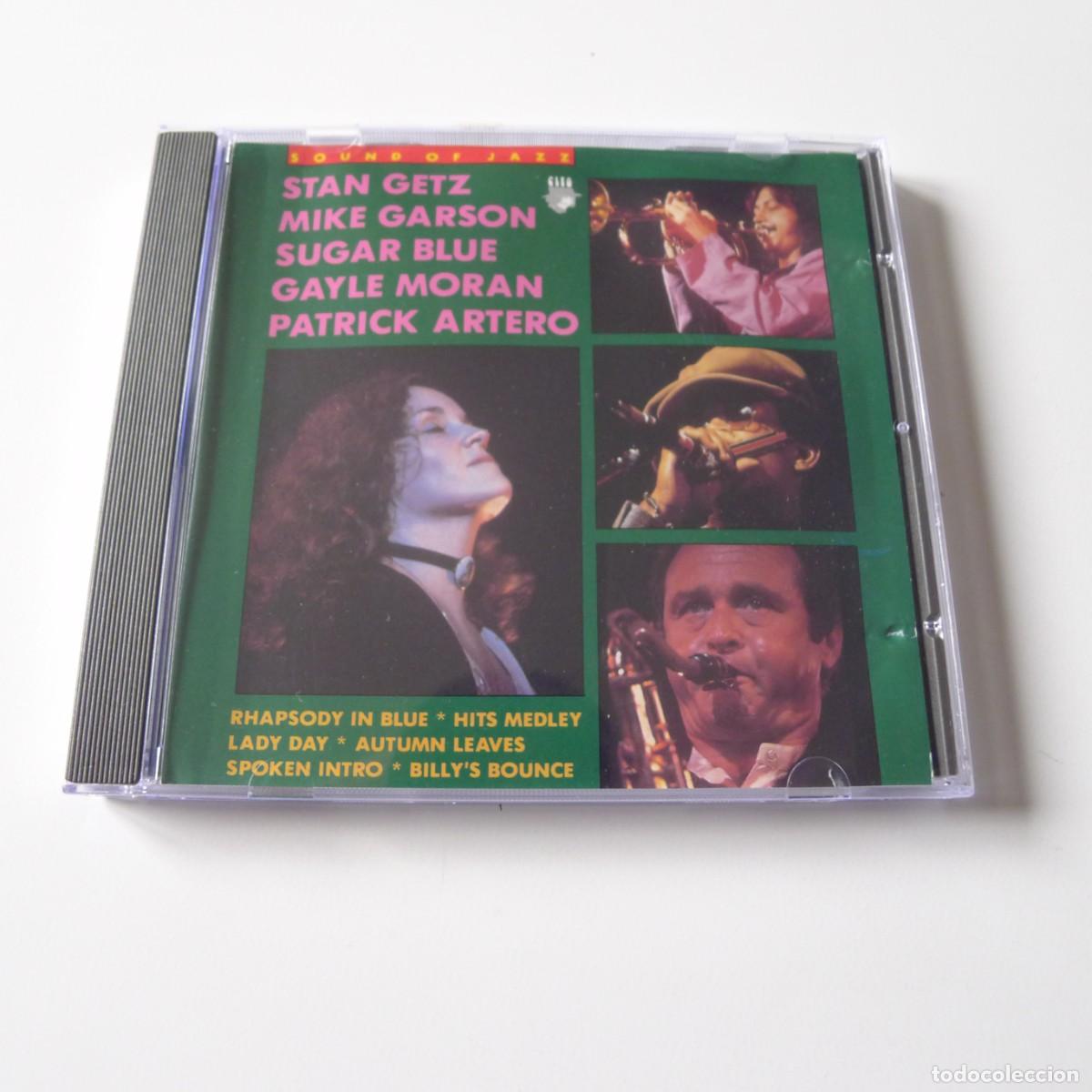 CDs de m&uacute;sica: Stan Getz, Mike Garson, Sugar Blue, Gayle Moran, Patrick Artero &ndash; Sound Of Jazz CD
