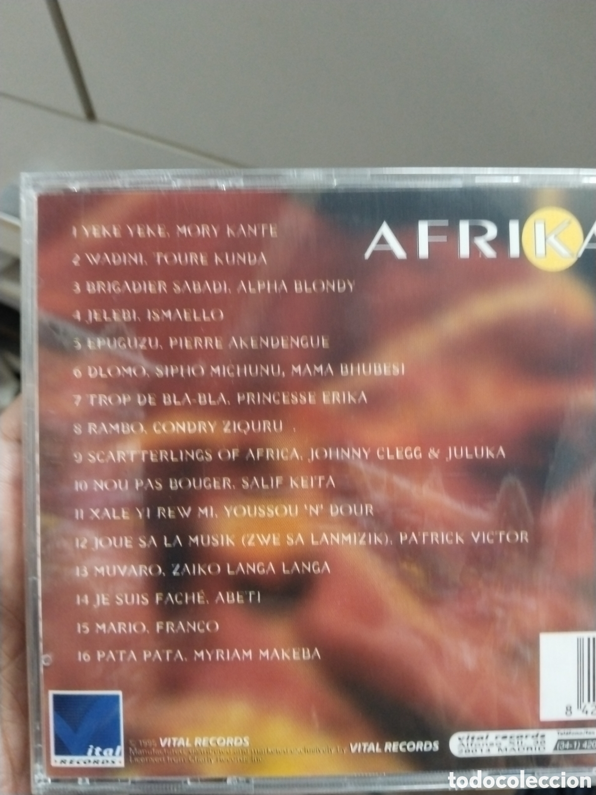 CDs de m&uacute;sica: Afrikan CD diecis&eacute;is canciones - Foto 2