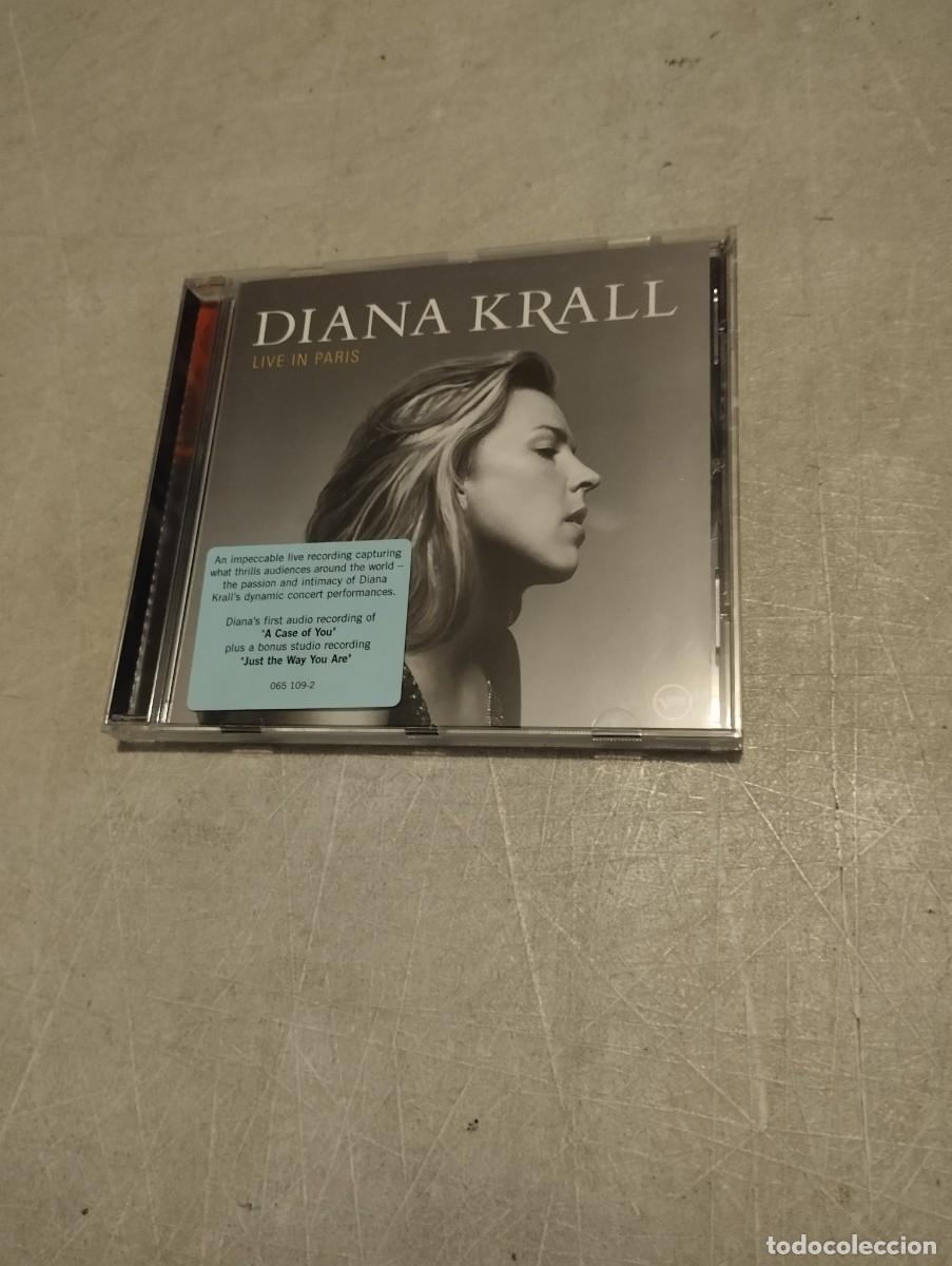 CDs de m&uacute;sica: DIANA KRALL CD LIVE IN PARIS + BONUS