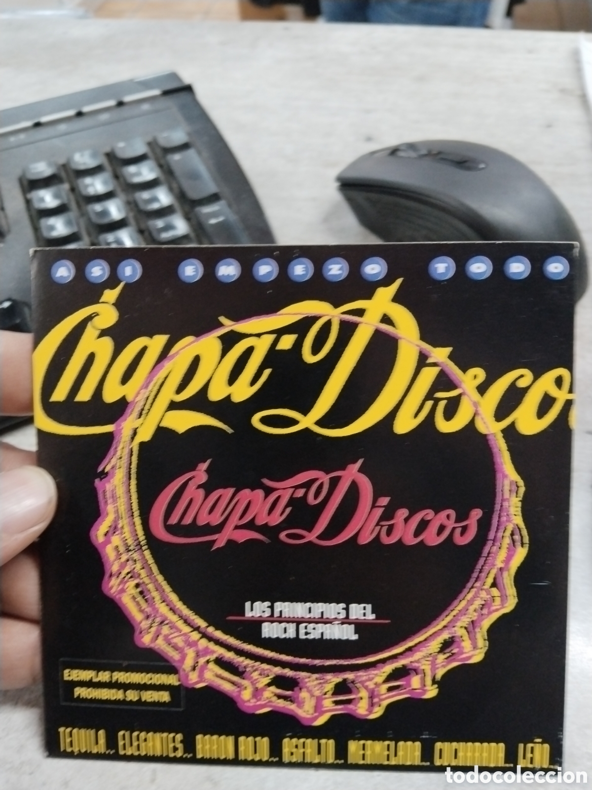CDs de m&uacute;sica: Chapa disco los principios del rock espa&ntilde;ol cede promocional