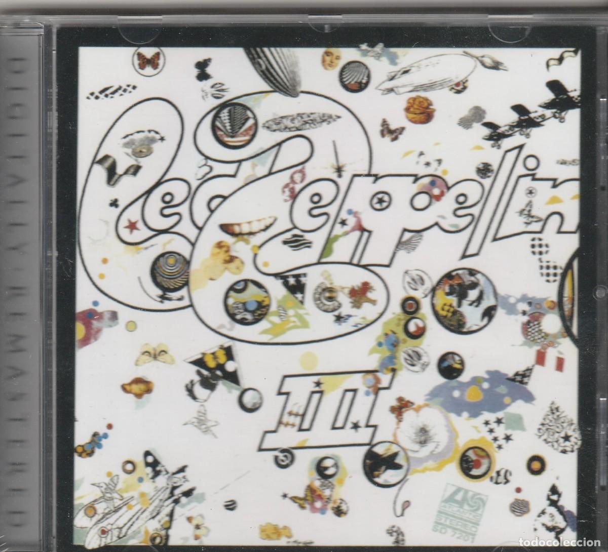 CDs de m&uacute;sica: Led Zeppelin III CD 1994-Edici&oacute;n en CD del &aacute;lbum Led Zeppelin III, lanzado en 1994.