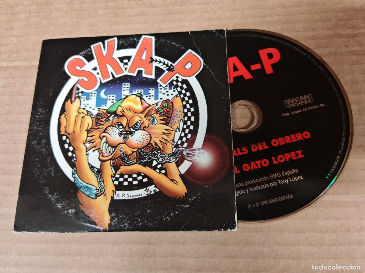 CDs de m&uacute;sica: SKA-P El vals del obrero CD SINGLE CON LA PORTADA DE CARTON A&Ntilde;O 1996 2 TEMAS TONY LOPEZ SKAP
