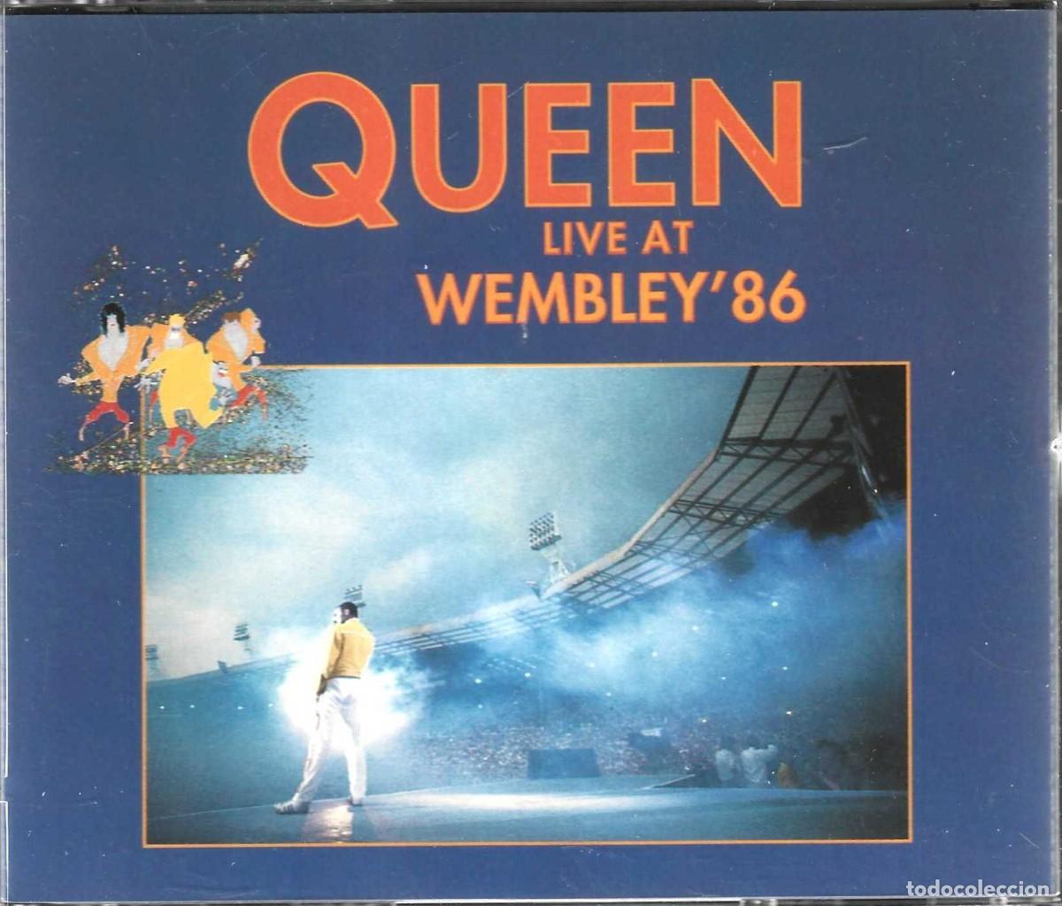 CDs de m&uacute;sica: QUEEN LIVE AT WEMBLEY&acute;86 (2 CDS) - Foto 1