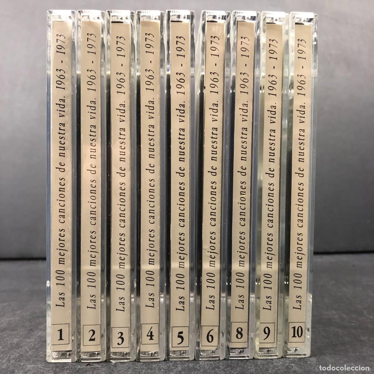 CDs de m&uacute;sica: CD - LAS 100 MEJORES CANCIONES DE NUESTRA VIDA - 1963-1973 - VOL I AL X - FALTA EL VII / 1212