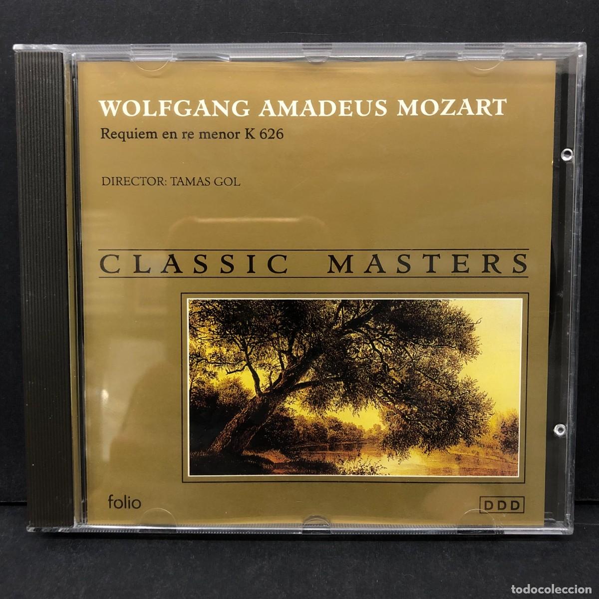 CDs de m&uacute;sica: CD - WOLFGANG AMADEUS MOZART - DIRECTOR, TOMAS GOL - CLASSIC MASTERS - FOLIO / 1221