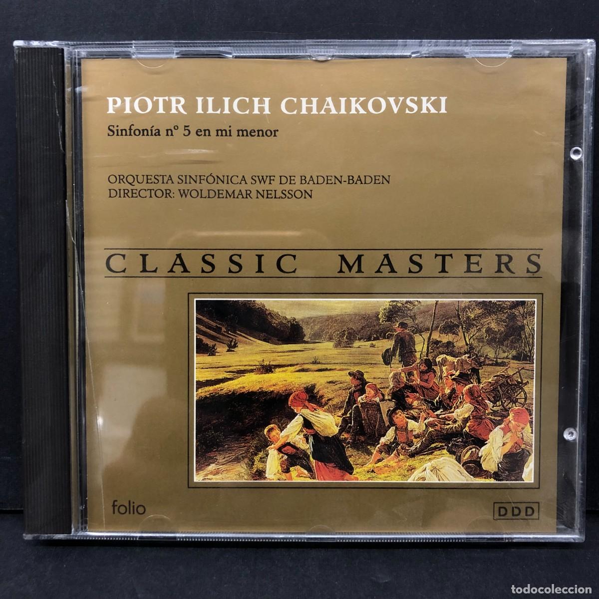CDs de m&uacute;sica: PIOTR ILICH CHAIKOVSKI - SINFON&Iacute;A N&ordm;5 EN MI MENOR - CLASSIC MASTERS - FOLIO / 1222