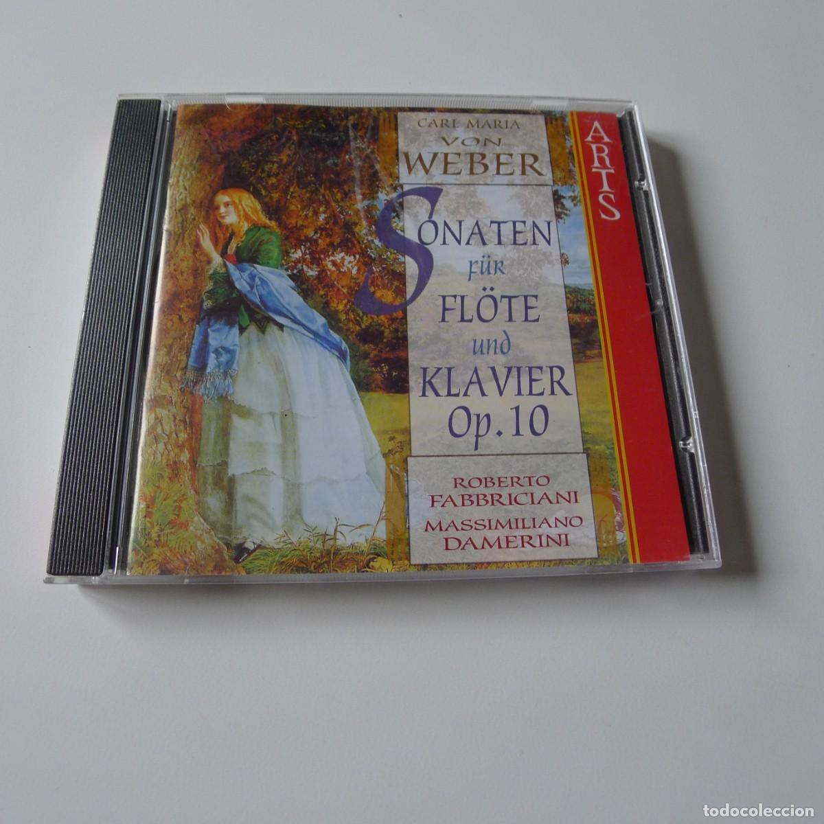 CDs de m&uacute;sica: Carl Maria von Weber, Roberto Fabbriciani, Damerini &ndash; Sonaten fur Flote und Klavier Op.10 CD