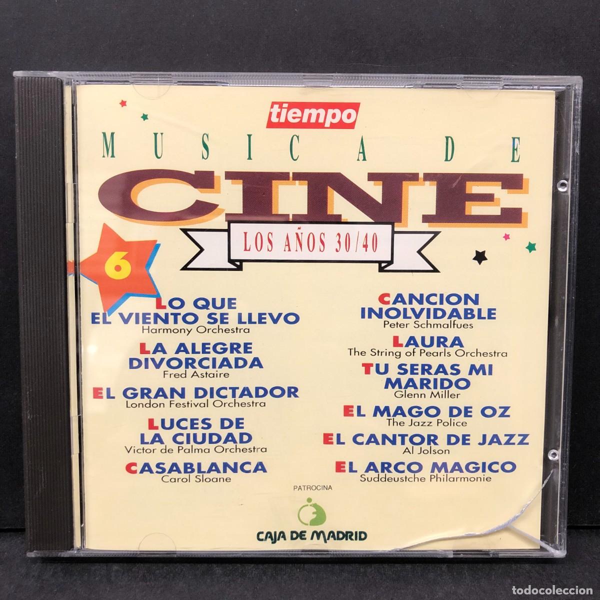 CDs de m&uacute;sica: MUSICA DE LOS A&Ntilde;OS 30/40 - CAJA DE MADRID - TIEMPO / 1225